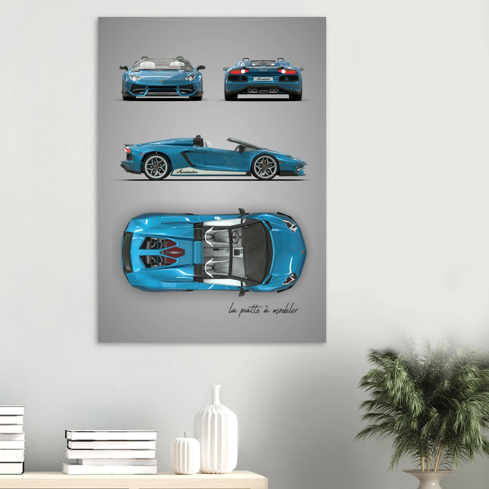 art, poster, aluminium print, wall art, automotive, gift, blueprint, car enthusiast, vintage car, classic car, motorcycle, race car, rally car, home decor