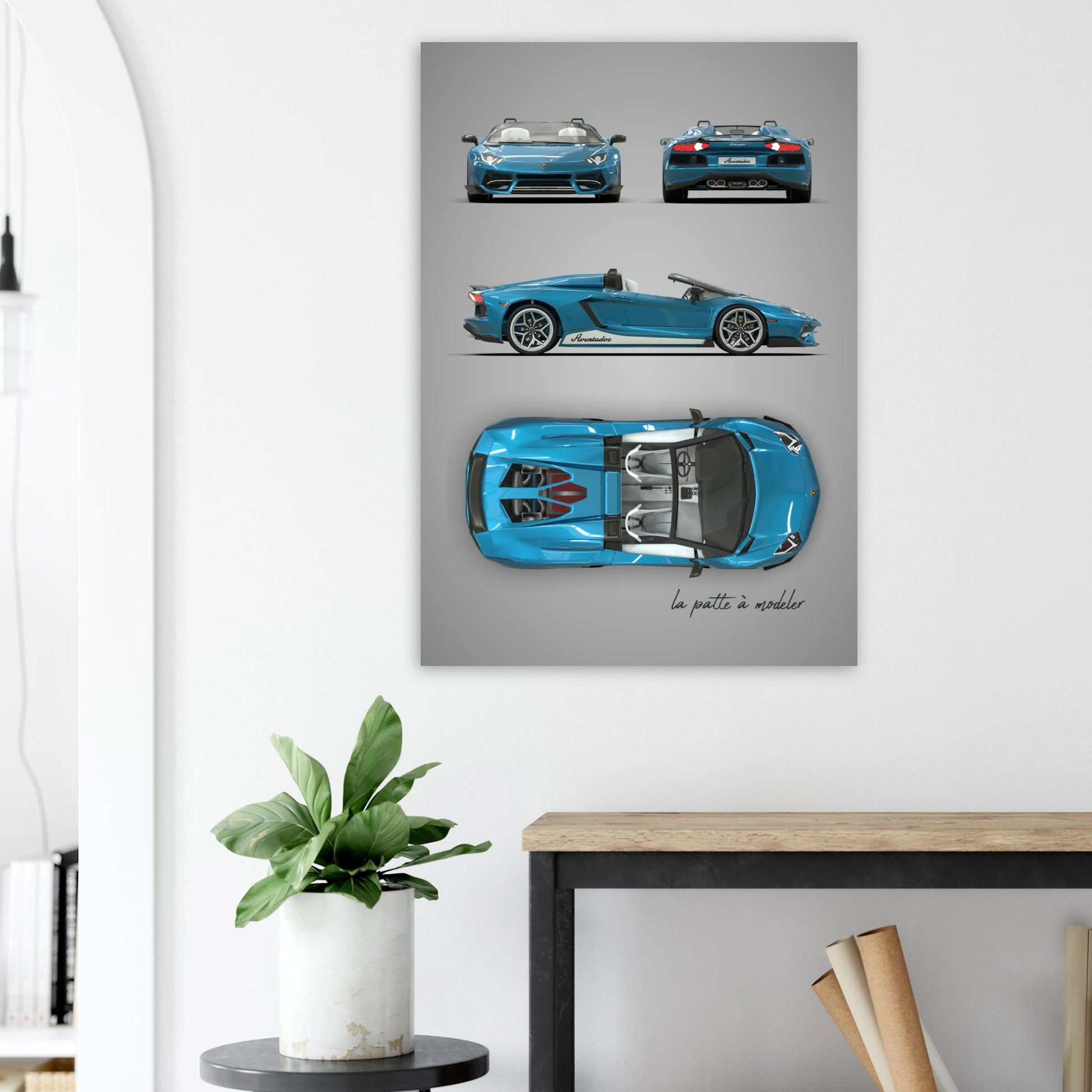art, poster, aluminium print, wall art, automotive, gift, blueprint, car enthusiast, vintage car, classic car, motorcycle, race car, rally car, home decor