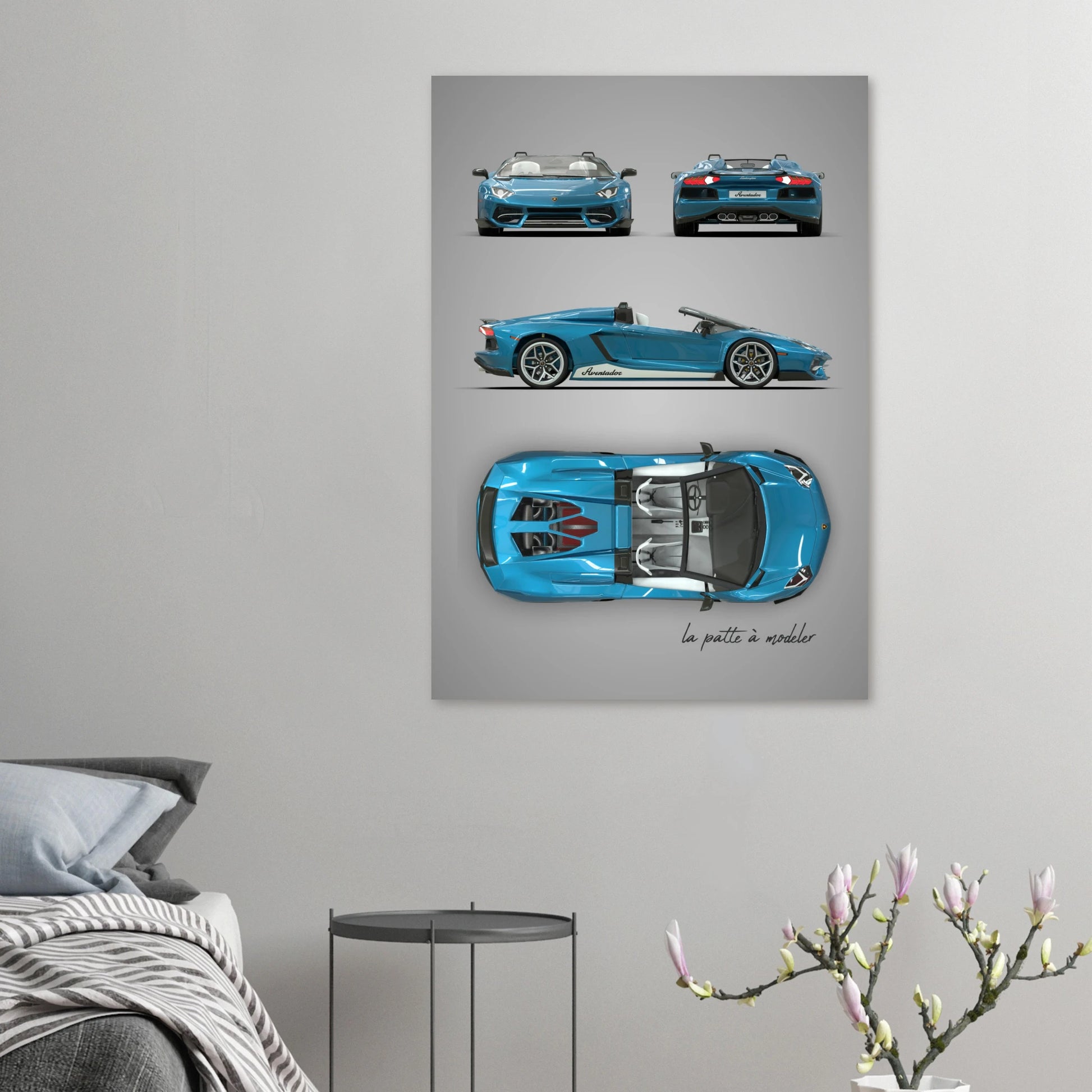 art, poster, aluminium print, wall art, automotive, gift, blueprint, car enthusiast, vintage car, classic car, motorcycle, race car, rally car, home decor