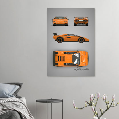 art, poster, aluminium print, wall art, automotive, gift, blueprint, car enthusiast, vintage car, classic car, motorcycle, race car, rally car, home decor
