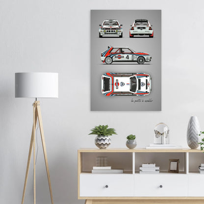 art, poster, aluminium print, wall art, automotive, gift, blueprint, car enthusiast, vintage car, classic car, motorcycle, race car, rally car, home decor