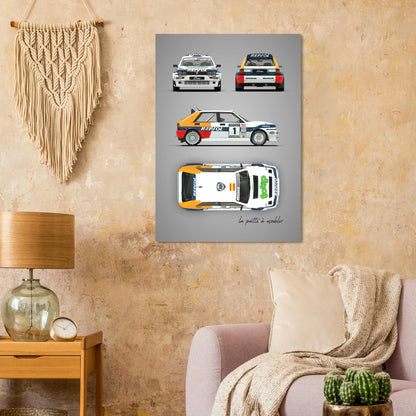 art, poster, aluminium print, wall art, automotive, gift, blueprint, car enthusiast, vintage car, classic car, motorcycle, race car, rally car, home decor