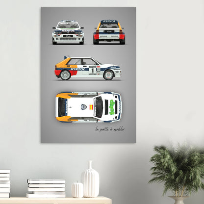 art, poster, aluminium print, wall art, automotive, gift, blueprint, car enthusiast, vintage car, classic car, motorcycle, race car, rally car, home decor