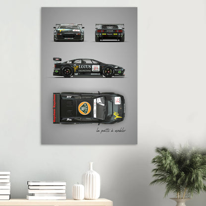 art, poster, aluminium print, wall art, automotive, gift, blueprint, car enthusiast, vintage car, classic car, motorcycle, race car, rally car, home decor