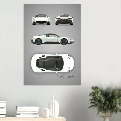 art, poster, aluminium print, wall art, automotive, gift, blueprint, car enthusiast, vintage car, classic car, motorcycle, race car, rally car, home decor