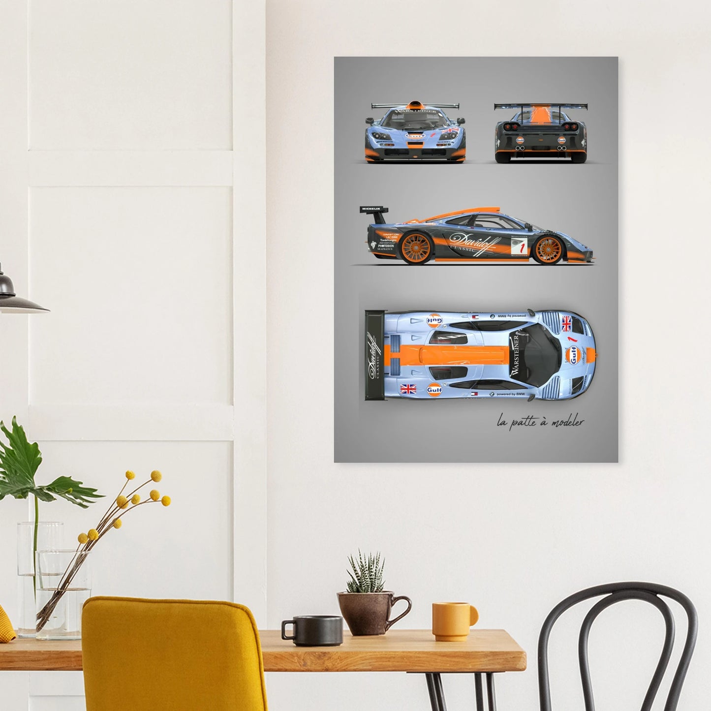 British F1 Legend Aluminum Print - Supercar Icon Art