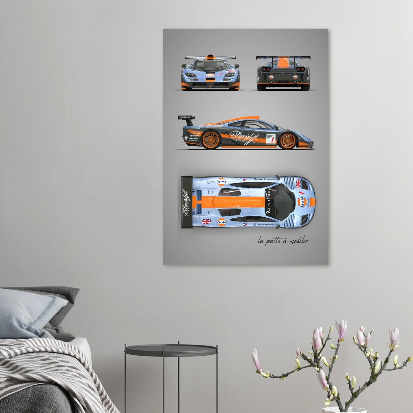 British F1 Legend Aluminum Print - Supercar Icon Art