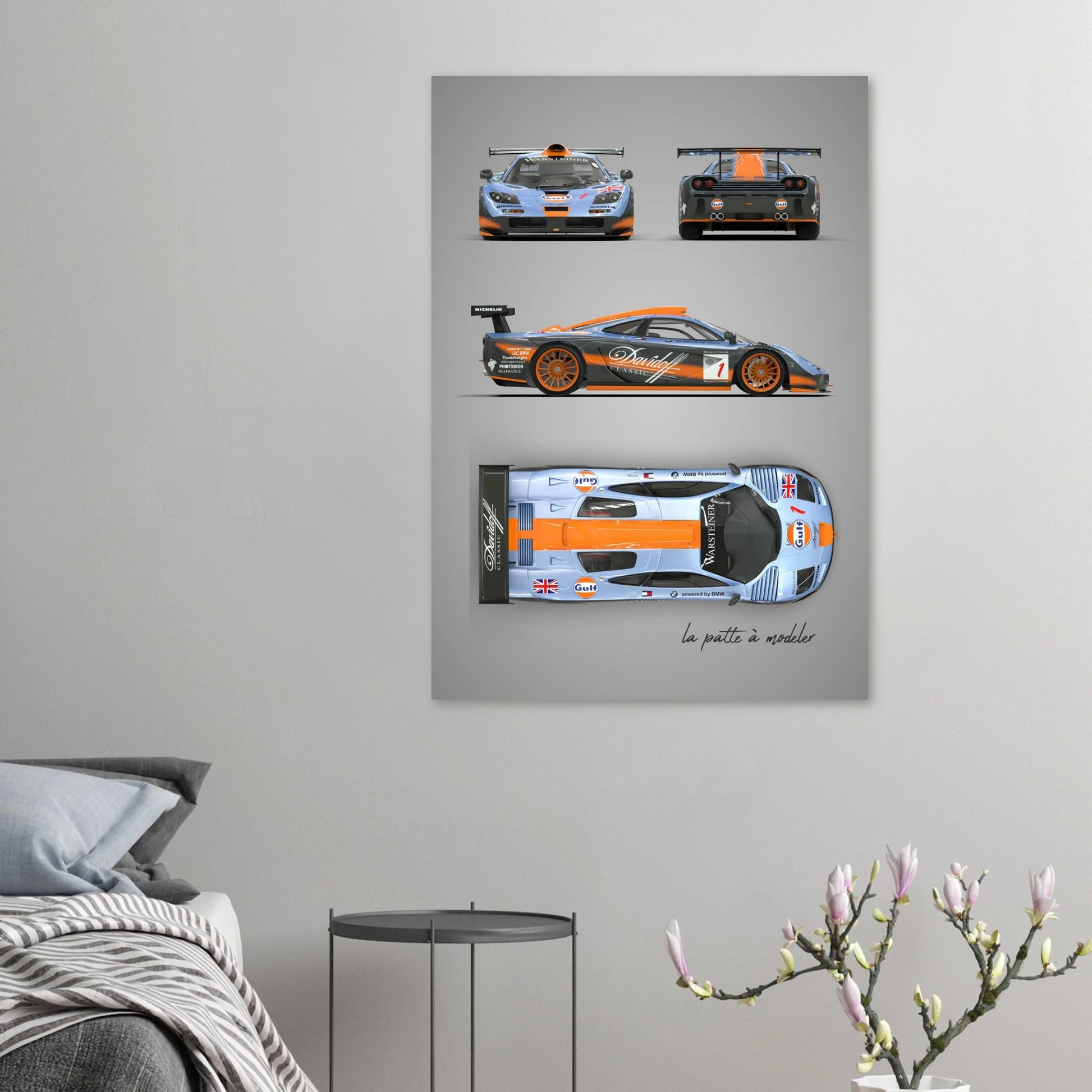 British F1 Legend Aluminum Print - Supercar Icon Art