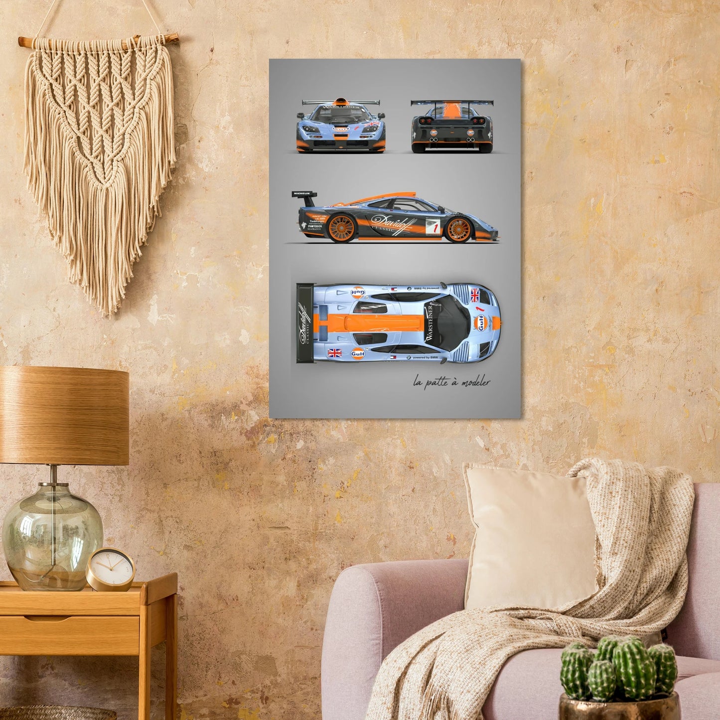 British F1 Legend Aluminum Print - Supercar Icon Art