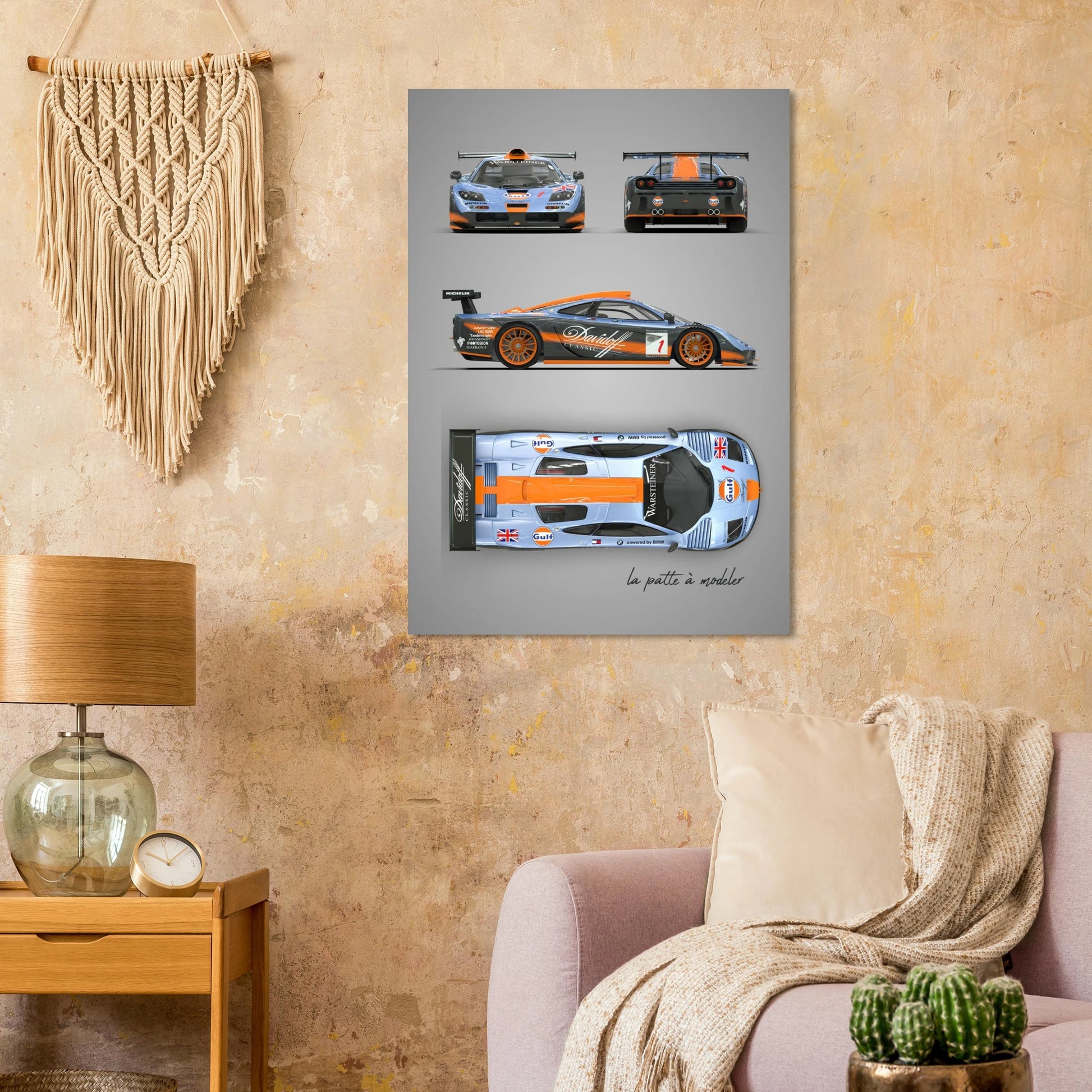 British F1 Legend Aluminum Print - Supercar Icon Art