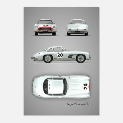 art, poster, aluminium print, wall art, automotive, gift, blueprint, car enthusiast, vintage car, classic car, motorcycle, race car, rally car, home decor