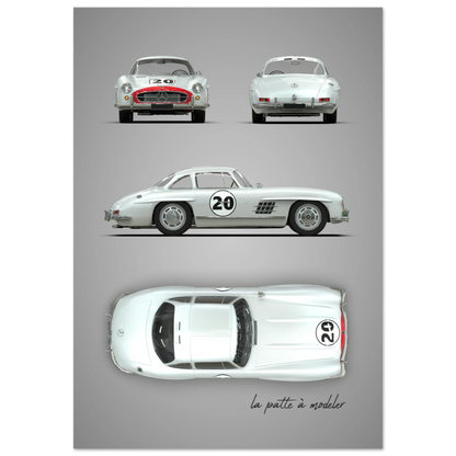 art, poster, aluminium print, wall art, automotive, gift, blueprint, car enthusiast, vintage car, classic car, motorcycle, race car, rally car, home decor