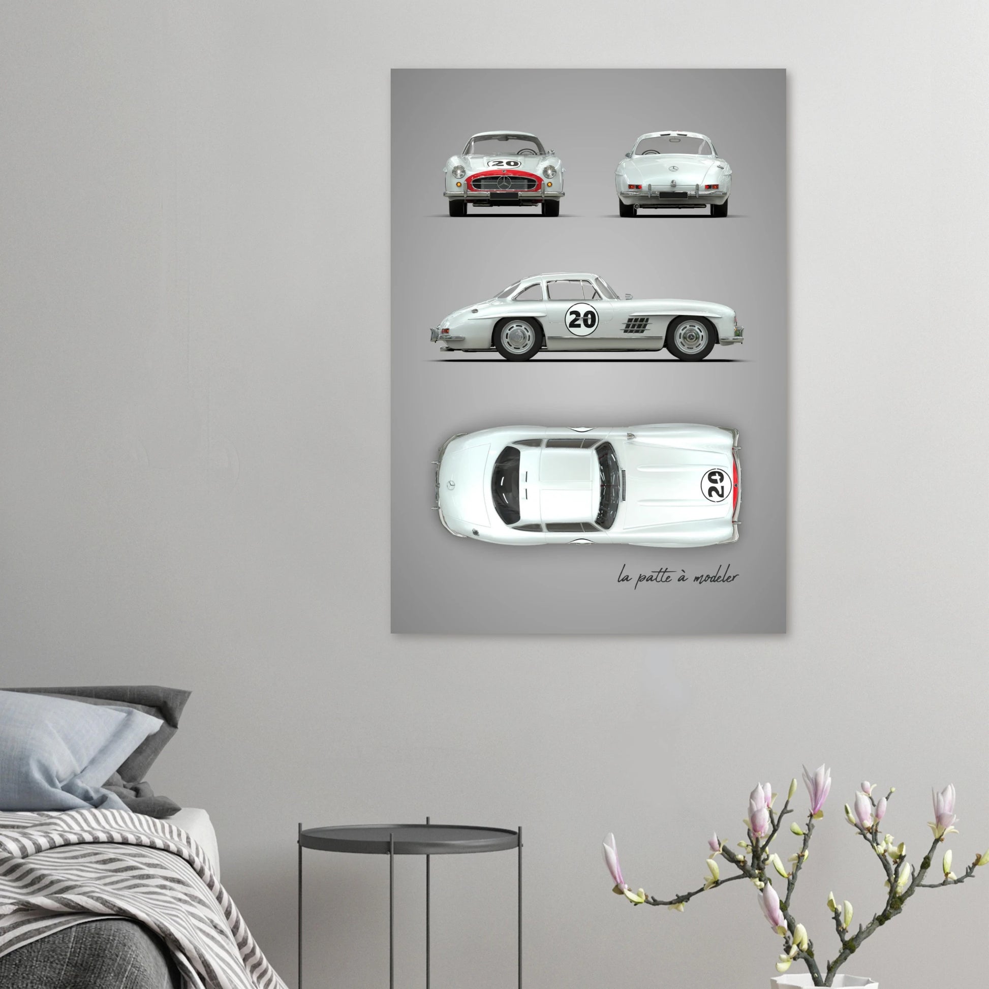 art, poster, aluminium print, wall art, automotive, gift, blueprint, car enthusiast, vintage car, classic car, motorcycle, race car, rally car, home decor