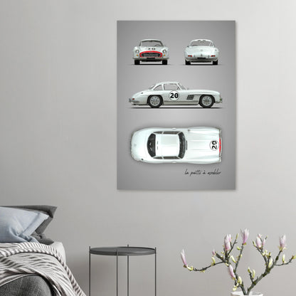 art, poster, aluminium print, wall art, automotive, gift, blueprint, car enthusiast, vintage car, classic car, motorcycle, race car, rally car, home decor