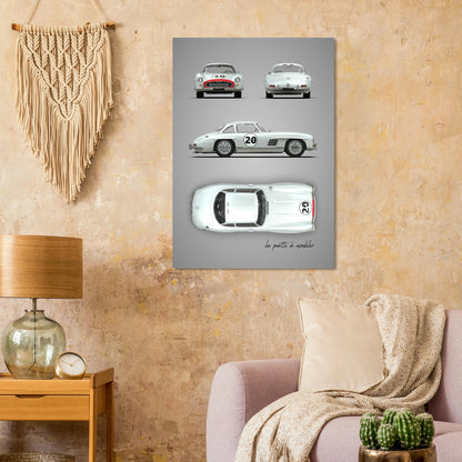 art, poster, aluminium print, wall art, automotive, gift, blueprint, car enthusiast, vintage car, classic car, motorcycle, race car, rally car, home decor