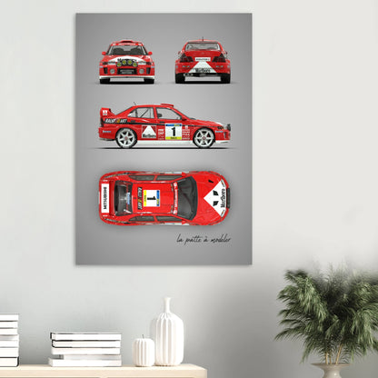 art, poster, aluminium print, wall art, automotive, gift, blueprint, car enthusiast, vintage car, classic car, motorcycle, race car, rally car, home decor