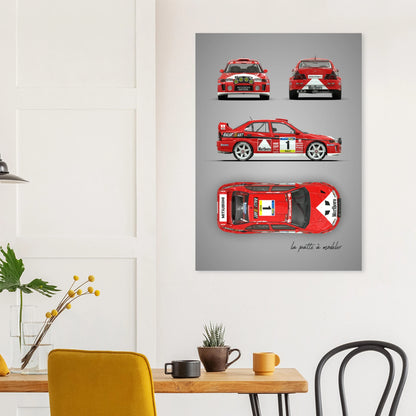 art, poster, aluminium print, wall art, automotive, gift, blueprint, car enthusiast, vintage car, classic car, motorcycle, race car, rally car, home decor