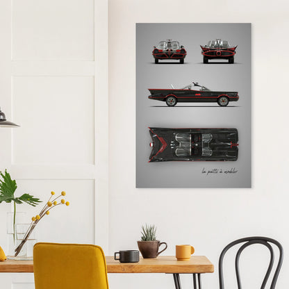 art, poster, aluminium print, wall art, automotive, gift, blueprint, car enthusiast, vintage car, classic car, motorcycle, race car, rally car, home decor
