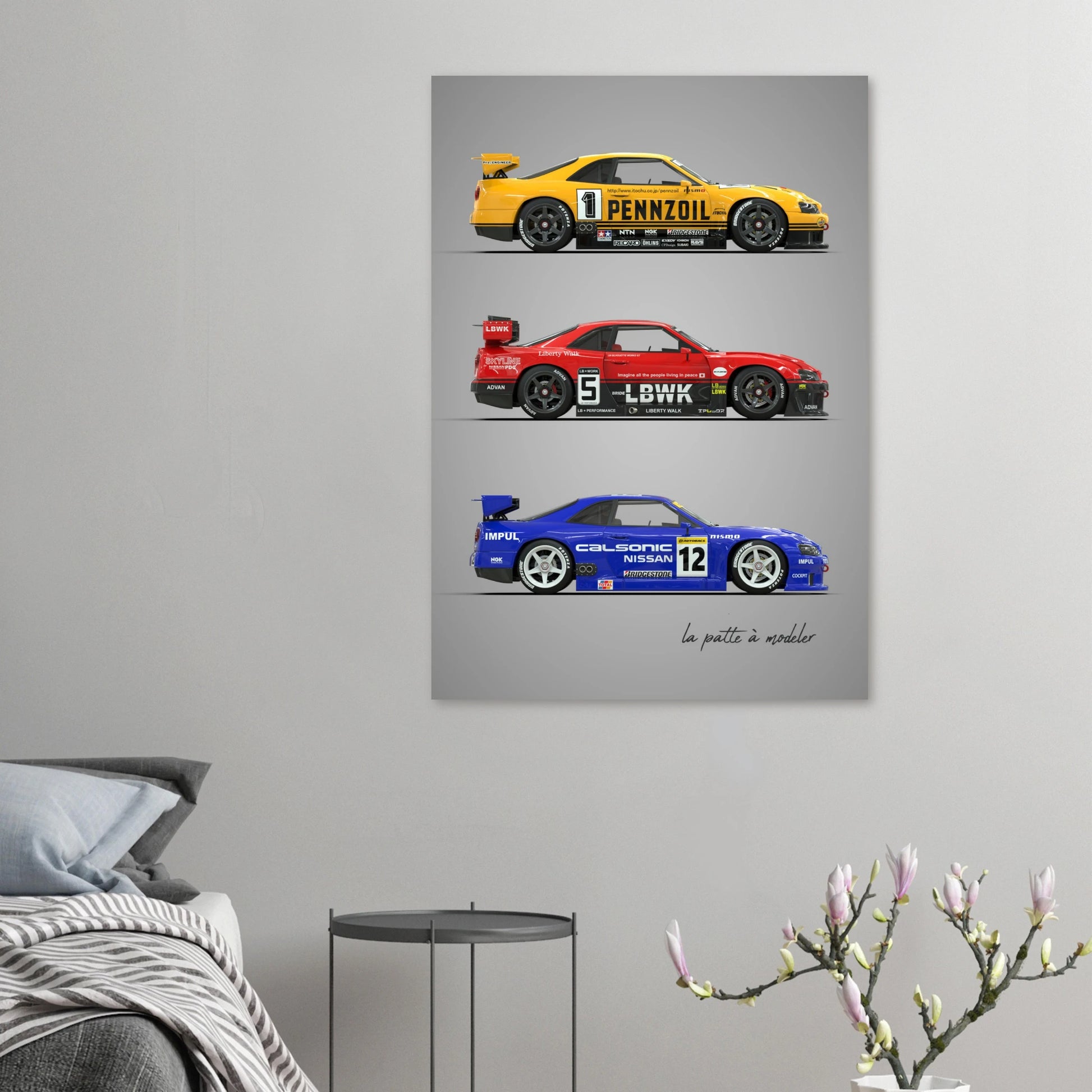 art, poster, aluminium print, wall art, automotive, gift, blueprint, car enthusiast, vintage car, classic car, motorcycle, race car, rally car, home decor