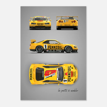 art, poster, aluminium print, wall art, automotive, gift, blueprint, car enthusiast, vintage car, classic car, motorcycle, race car, rally car, home decor