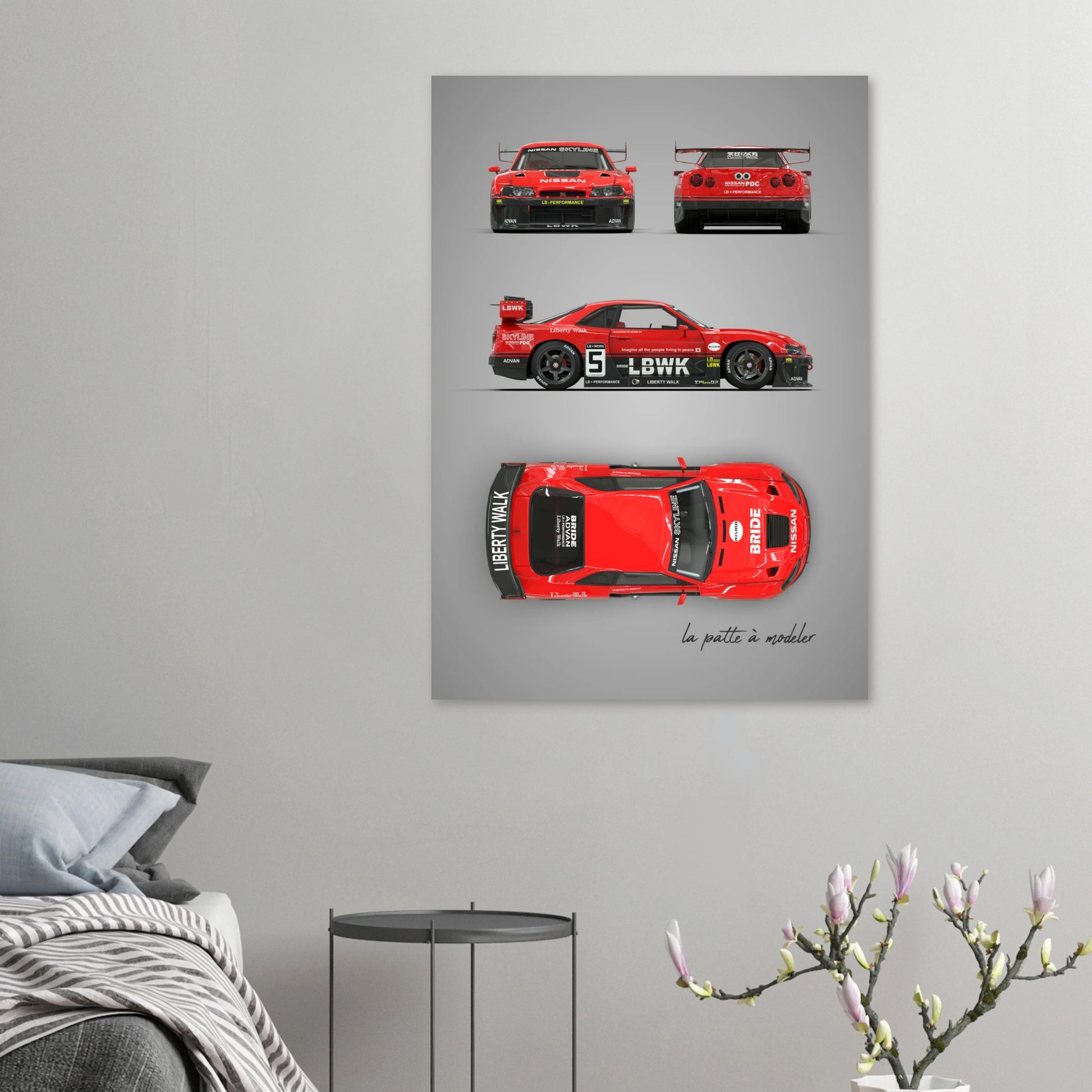 art, poster, aluminium print, wall art, automotive, gift, blueprint, car enthusiast, vintage car, classic car, motorcycle, race car, rally car, home decor
