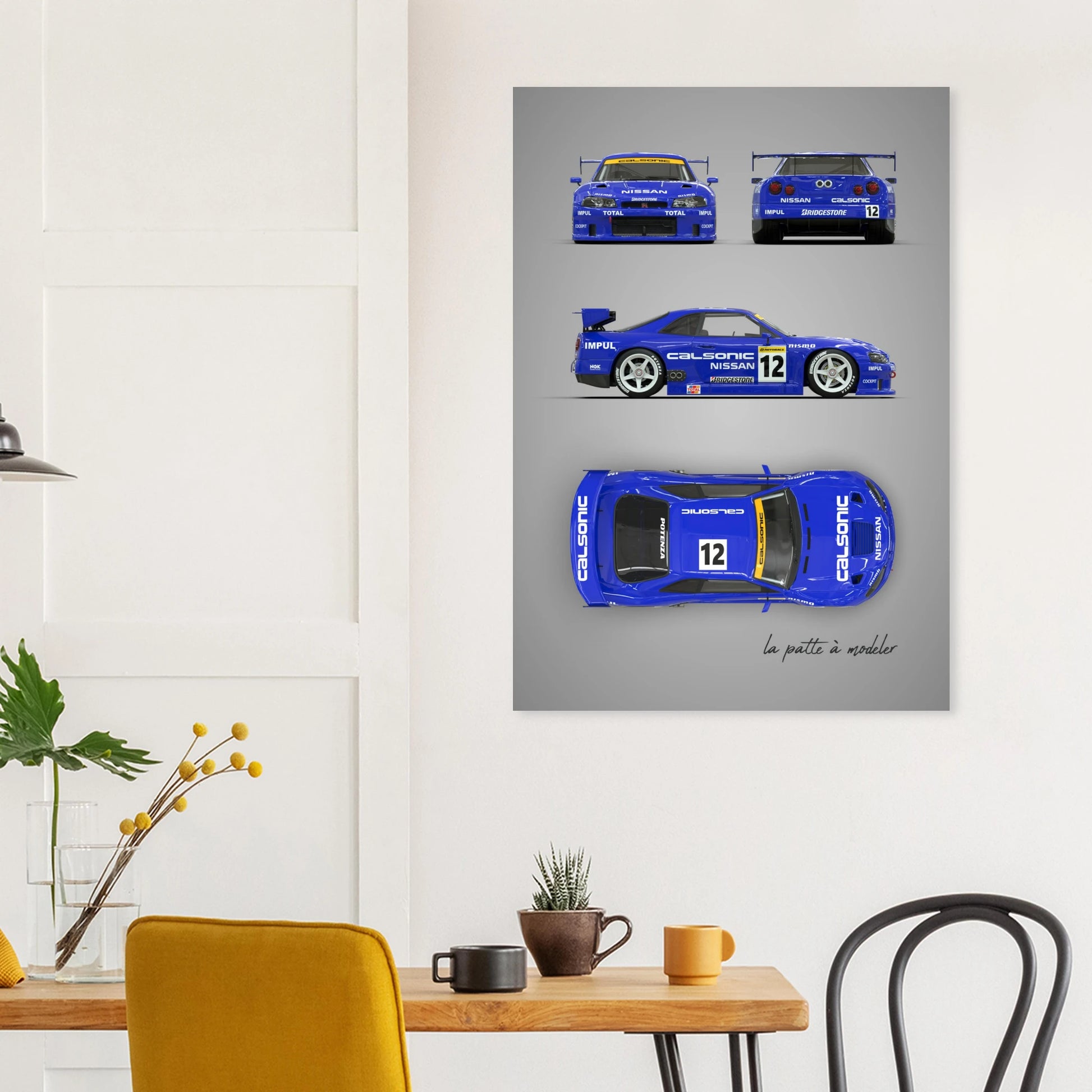 art, poster, aluminium print, wall art, automotive, gift, blueprint, car enthusiast, vintage car, classic car, motorcycle, race car, rally car, home decor