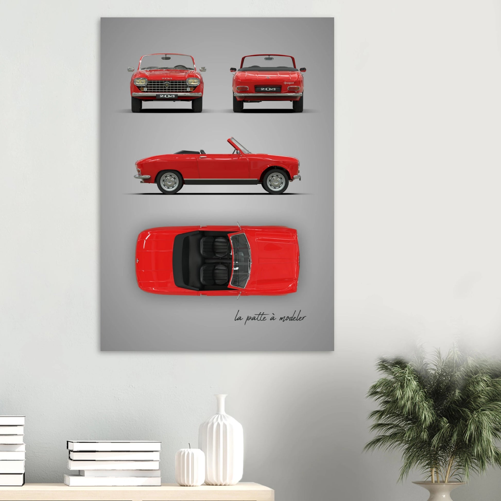 art, poster, aluminium print, wall art, automotive, gift, blueprint, car enthusiast, vintage car, classic car, motorcycle, race car, rally car, home decor