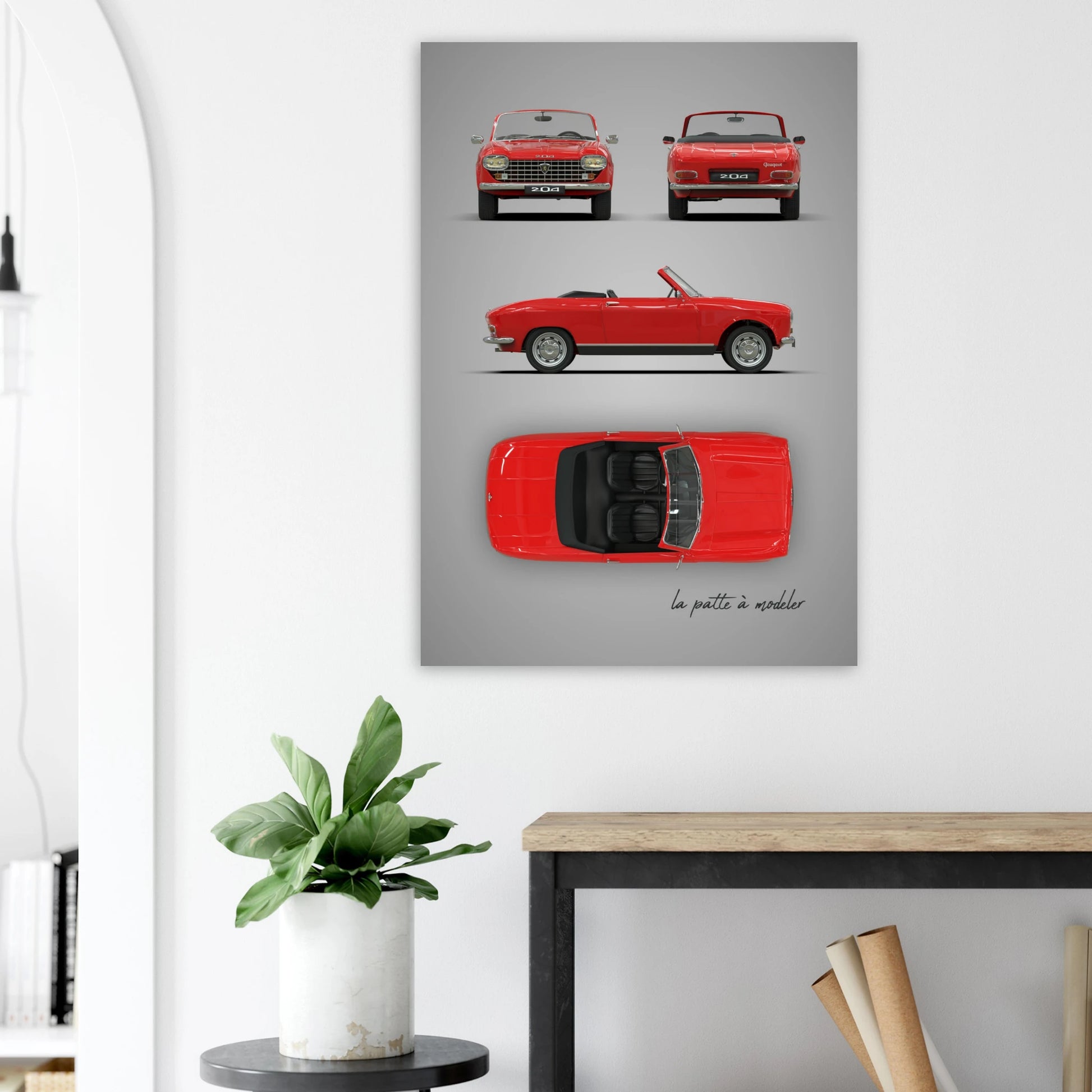 art, poster, aluminium print, wall art, automotive, gift, blueprint, car enthusiast, vintage car, classic car, motorcycle, race car, rally car, home decor