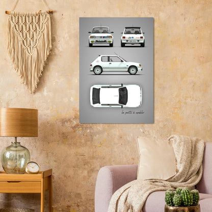 art, poster, aluminium print, wall art, automotive, gift, blueprint, car enthusiast, vintage car, classic car, motorcycle, race car, rally car, home decor