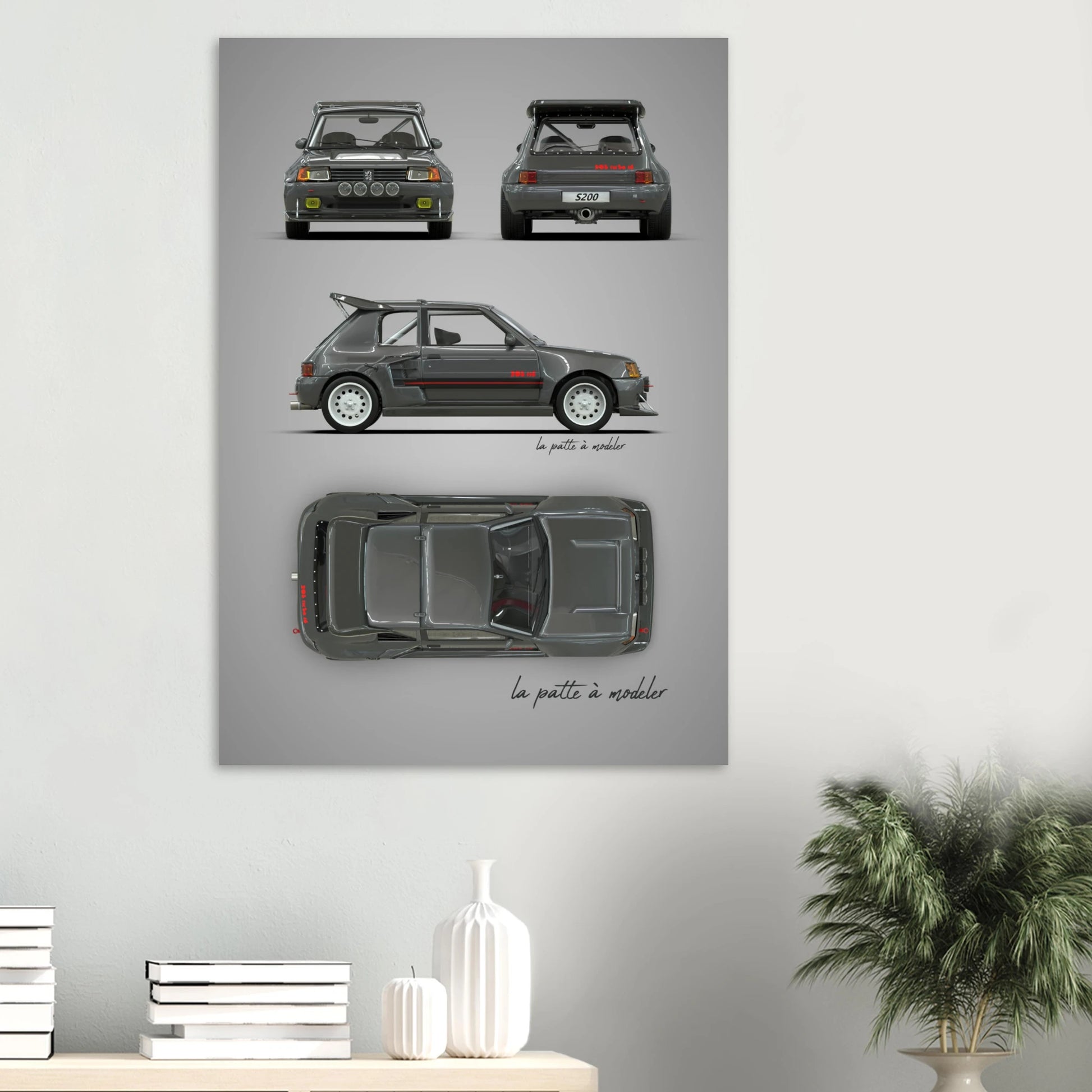 art, poster, aluminium print, wall art, automotive, gift, blueprint, car enthusiast, vintage car, classic car, motorcycle, race car, rally car, home decor