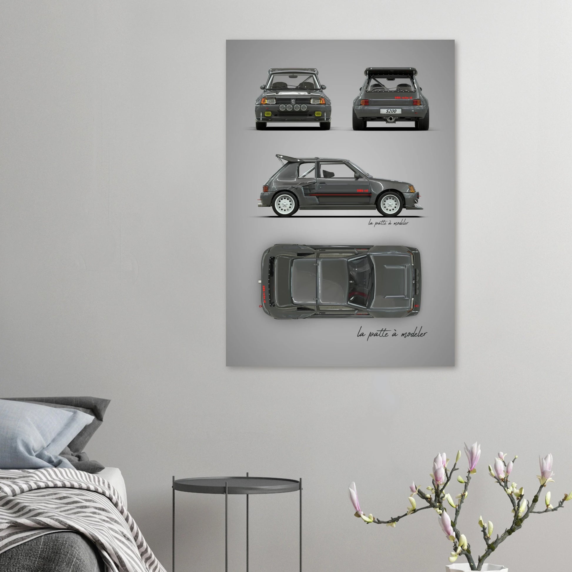 art, poster, aluminium print, wall art, automotive, gift, blueprint, car enthusiast, vintage car, classic car, motorcycle, race car, rally car, home decor