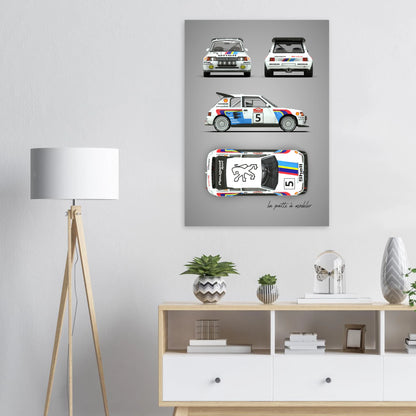 art, poster, aluminium print, wall art, automotive, gift, blueprint, car enthusiast, vintage car, classic car, motorcycle, race car, rally car, home decor