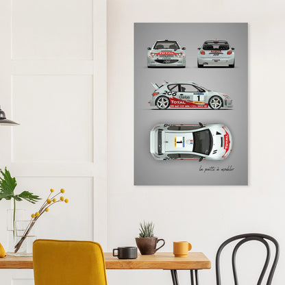 art, poster, aluminium print, wall art, automotive, gift, blueprint, car enthusiast, vintage car, classic car, motorcycle, race car, rally car, home decor