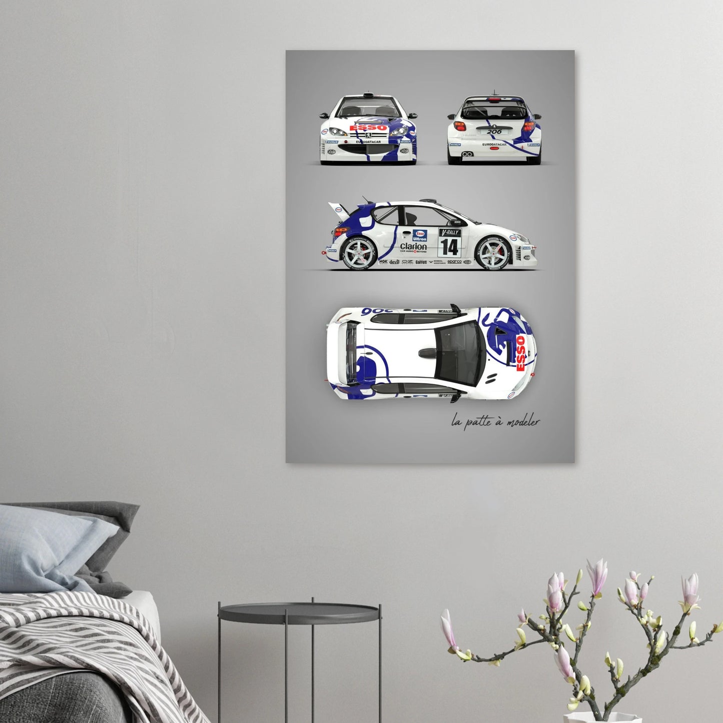 art, poster, aluminium print, wall art, automotive, gift, blueprint, car enthusiast, vintage car, classic car, motorcycle, race car, rally car, home decor