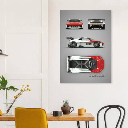 art, poster, aluminium print, wall art, automotive, gift, blueprint, car enthusiast, vintage car, classic car, motorcycle, race car, rally car, home decor