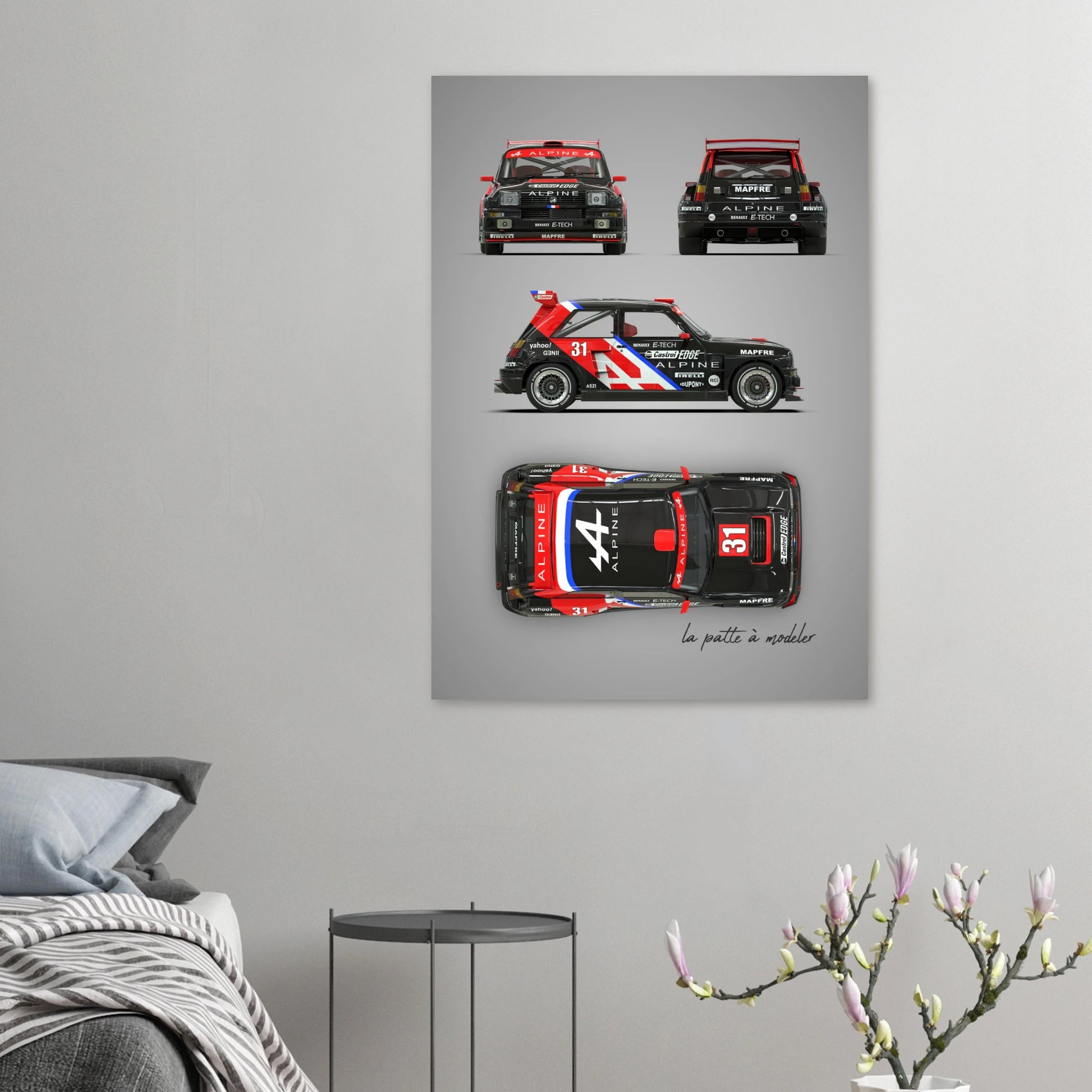 art, poster, aluminium print, wall art, automotive, gift, blueprint, car enthusiast, vintage car, classic car, motorcycle, race car, rally car, home decor