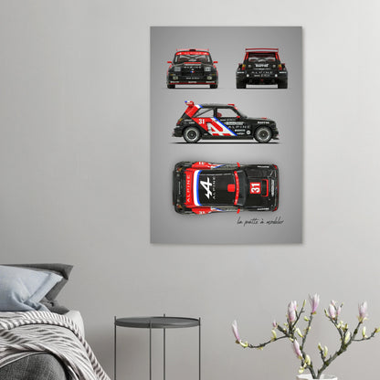 art, poster, aluminium print, wall art, automotive, gift, blueprint, car enthusiast, vintage car, classic car, motorcycle, race car, rally car, home decor