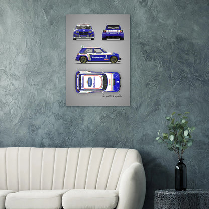 art, poster, aluminium print, wall art, automotive, gift, blueprint, car enthusiast, vintage car, classic car, motorcycle, race car, rally car, home decor