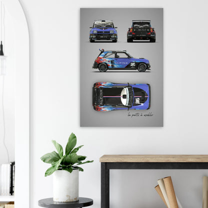 art, poster, aluminium print, wall art, automotive, gift, blueprint, car enthusiast, vintage car, classic car, motorcycle, race car, rally car, home decor