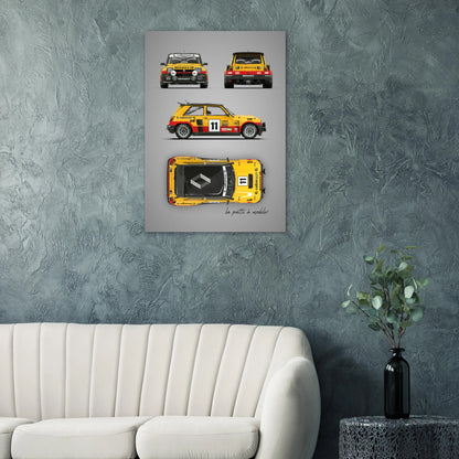 art, poster, aluminium print, wall art, automotive, gift, blueprint, car enthusiast, vintage car, classic car, motorcycle, race car, rally car, home decor