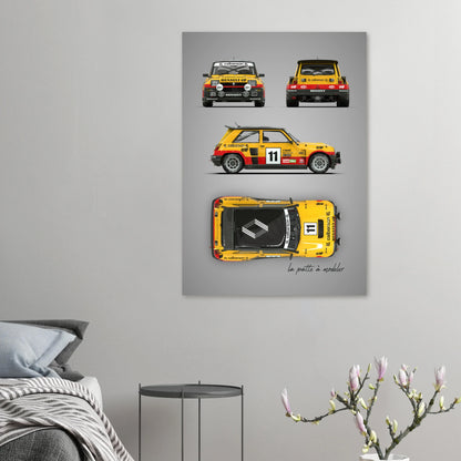 art, poster, aluminium print, wall art, automotive, gift, blueprint, car enthusiast, vintage car, classic car, motorcycle, race car, rally car, home decor