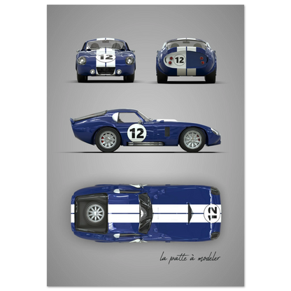 art, poster, aluminium print, wall art, automotive, gift, blueprint, car enthusiast, vintage car, classic car, motorcycle, race car, rally car, home decor