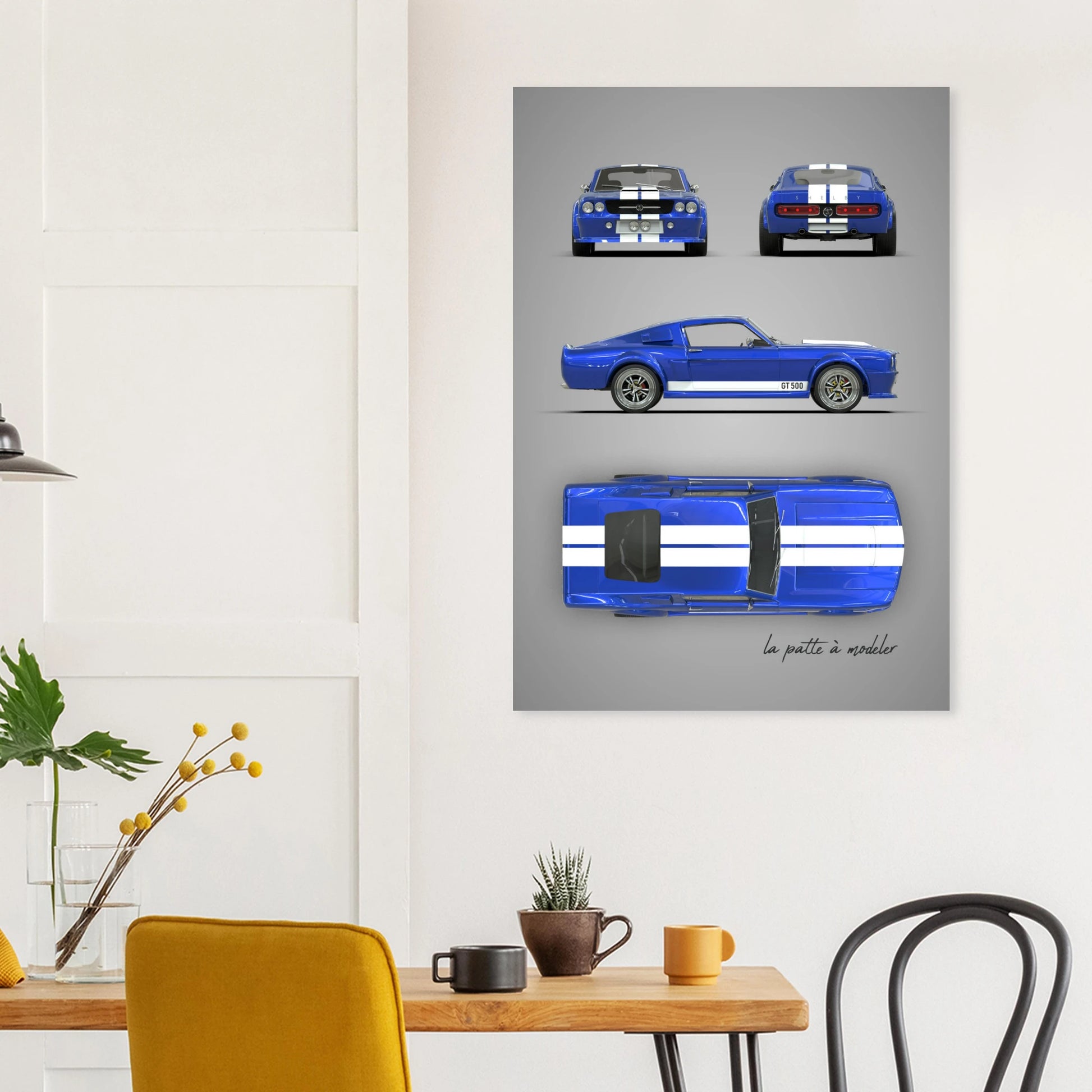 art, poster, aluminium print, wall art, automotive, gift, blueprint, car enthusiast, vintage car, classic car, motorcycle, race car, rally car, home decor