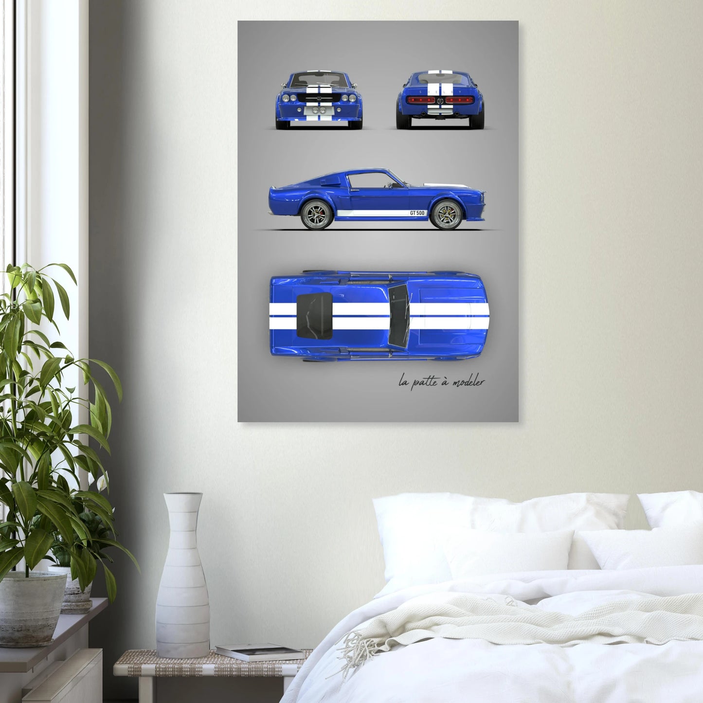 art, poster, aluminium print, wall art, automotive, gift, blueprint, car enthusiast, vintage car, classic car, motorcycle, race car, rally car, home decor