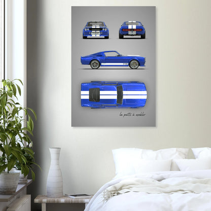 art, poster, aluminium print, wall art, automotive, gift, blueprint, car enthusiast, vintage car, classic car, motorcycle, race car, rally car, home decor