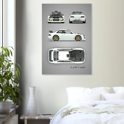 art, poster, aluminium print, wall art, automotive, gift, blueprint, car enthusiast, vintage car, classic car, motorcycle, race car, rally car, home decor