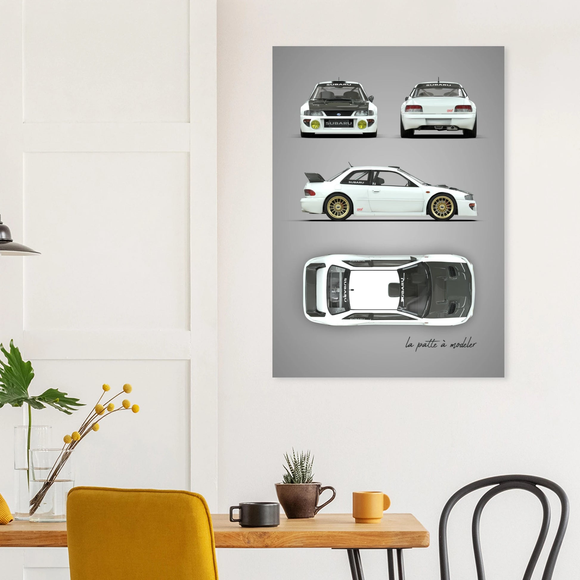 art, poster, aluminium print, wall art, automotive, gift, blueprint, car enthusiast, vintage car, classic car, motorcycle, race car, rally car, home decor