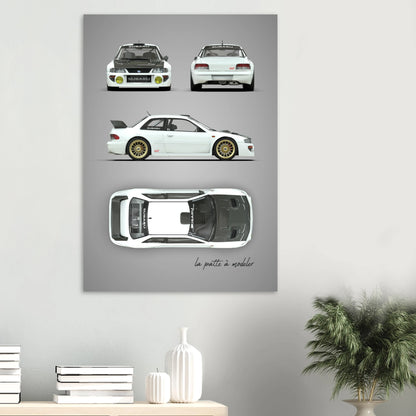 art, poster, aluminium print, wall art, automotive, gift, blueprint, car enthusiast, vintage car, classic car, motorcycle, race car, rally car, home decor