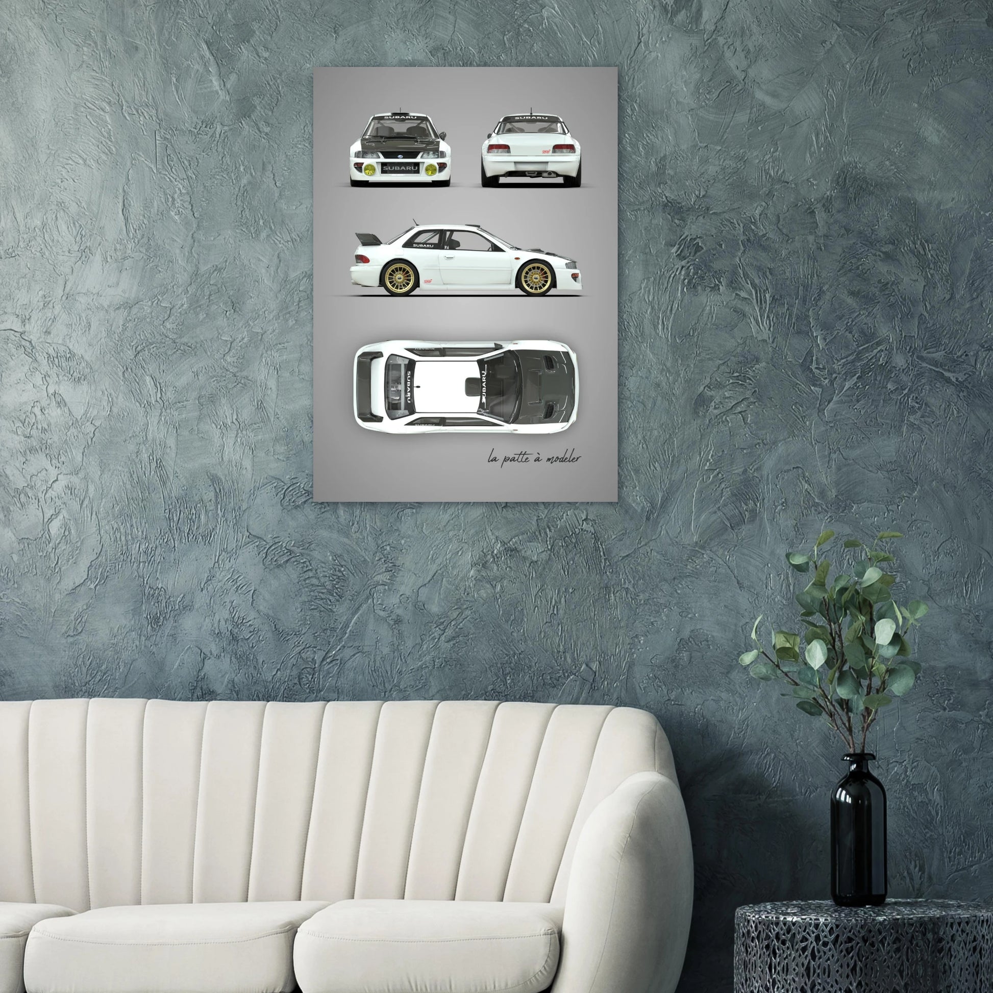 art, poster, aluminium print, wall art, automotive, gift, blueprint, car enthusiast, vintage car, classic car, motorcycle, race car, rally car, home decor
