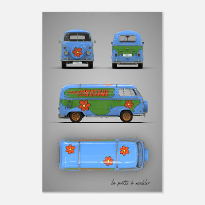 art, poster, aluminium print, wall art, automotive, gift, blueprint, car enthusiast, vintage car, classic car, motorcycle, race car, rally car, home decor
